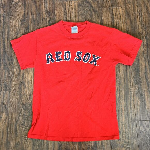 Boston Red Sox T-shirt Men’s Small 19 Joshua Beckett 2006 Red Baseball Delta Tag - Picture 1 of 8